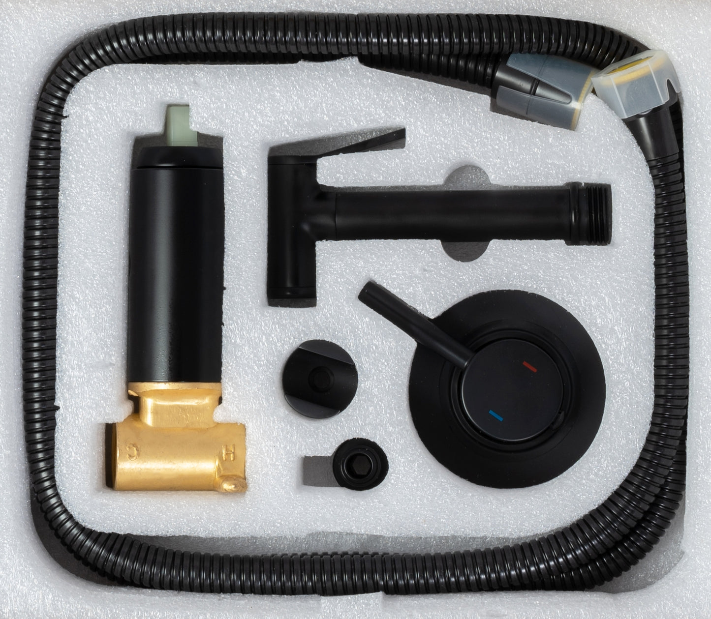 Bidetarmatur Lungo Loop Black 8