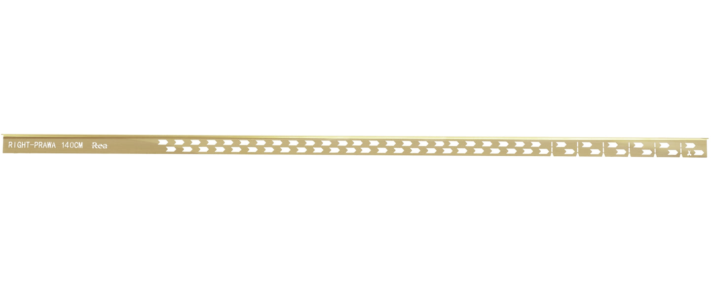 Gefälleprofil 140cm Brush Gold linke 4