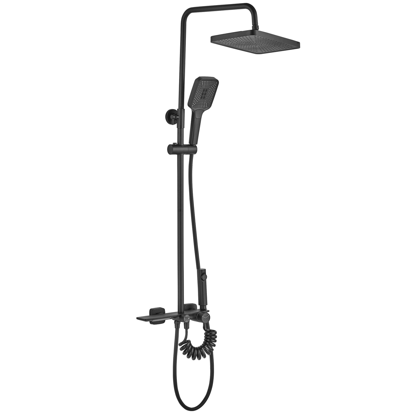 Duschgarnitur REA HELIX Black 8