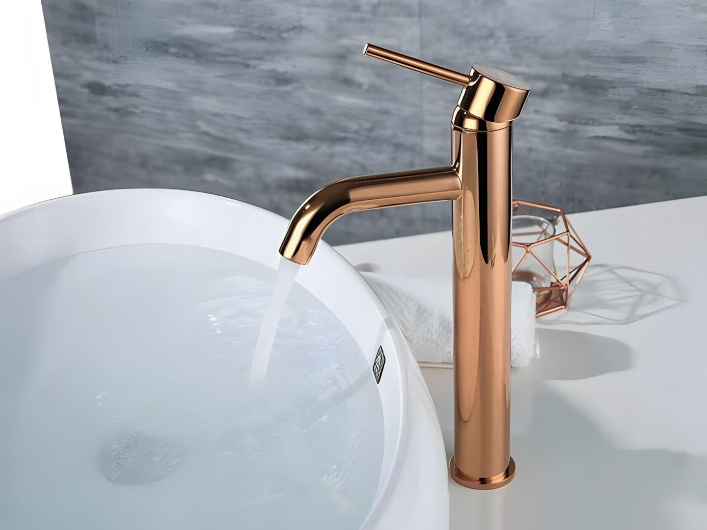 Waschbeckenarmatur Rea LUNGO Copper High 4