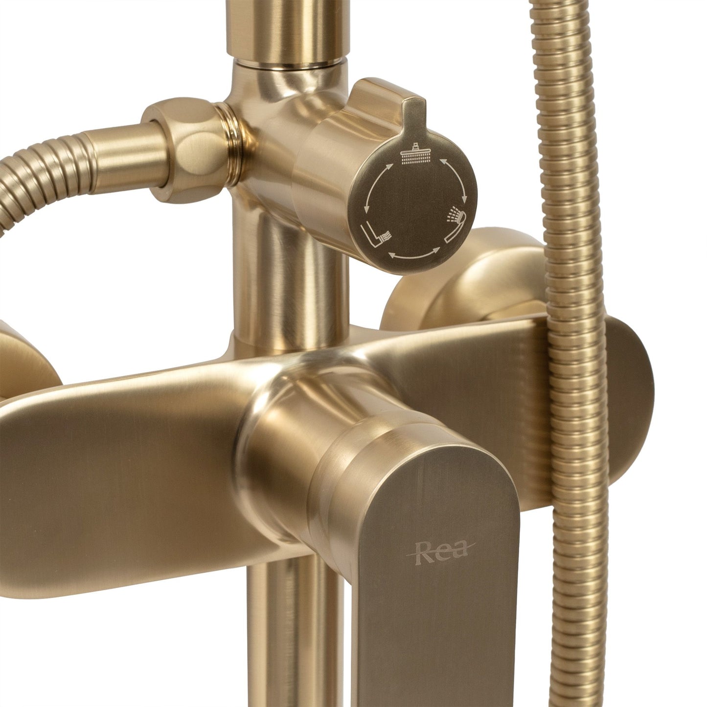 Duschgarnitur Rea VERSO BRUSHED GOLD 7