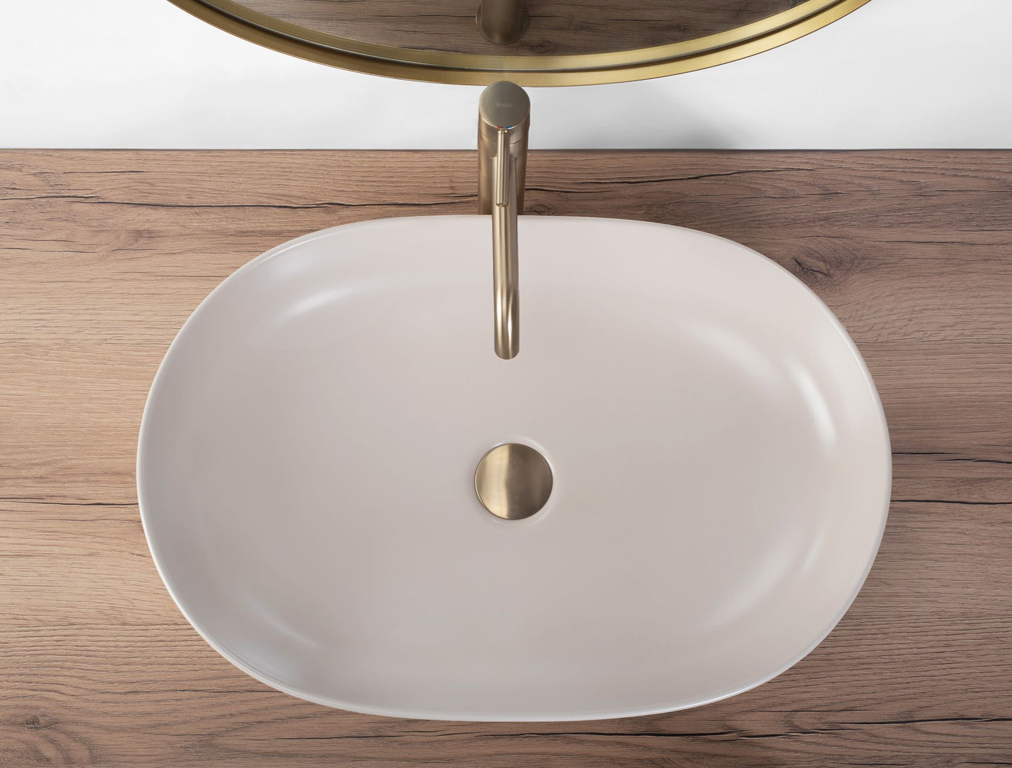 Aufsatzwaschbecken Rea CLEO 61 BEIGE MATT 3