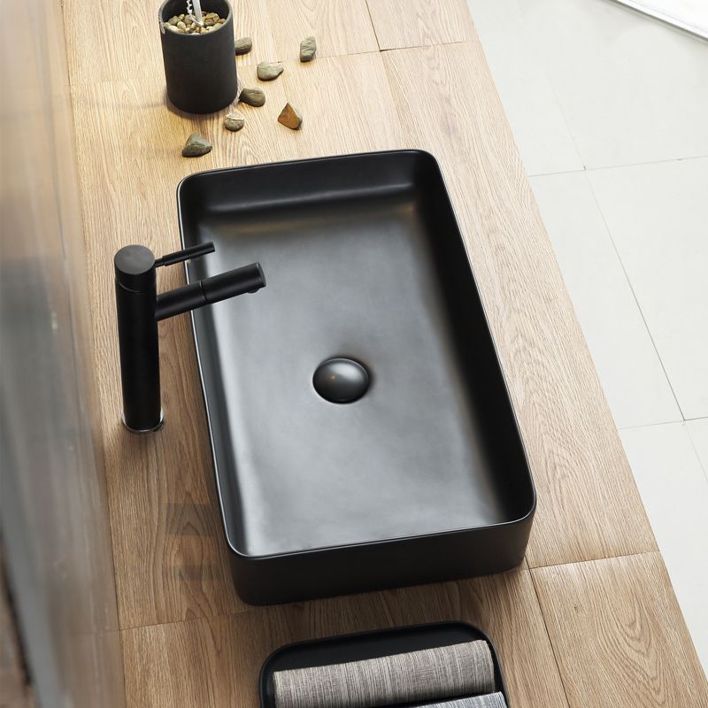 Aufsatzwaschbecken Denis black Mat 5