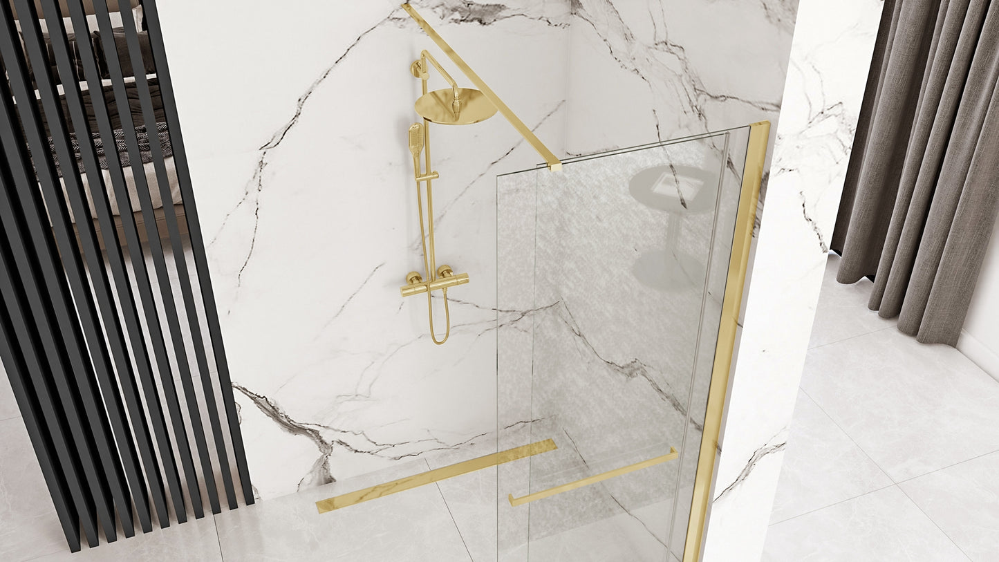 Duschwand Rea Cortis GOLD 120 5
