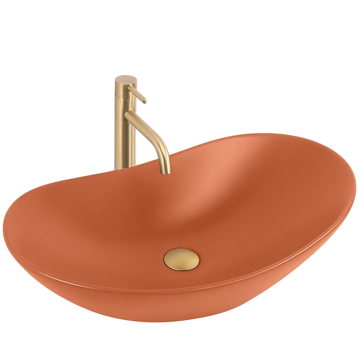 Aufsatzwaschbecken Rea Royal Cinnamon Matt 9