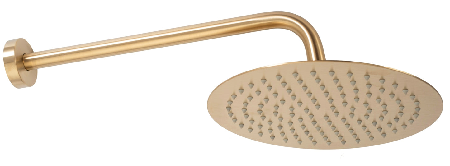Unterputz Wannen-/Duschset Lungo Brush Gold + BOX 4