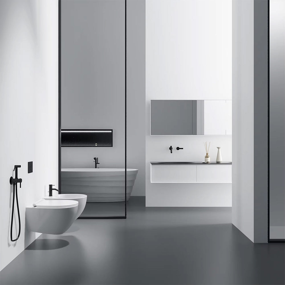 Bidetarmatur Lungo Loop Black 5