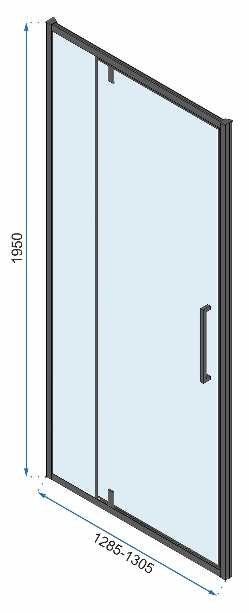 Eckdusche Rapid Swing 80 x 80 10