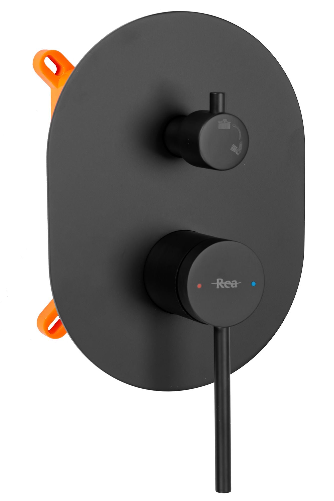 Duschset REA OVAL Black BOX 2