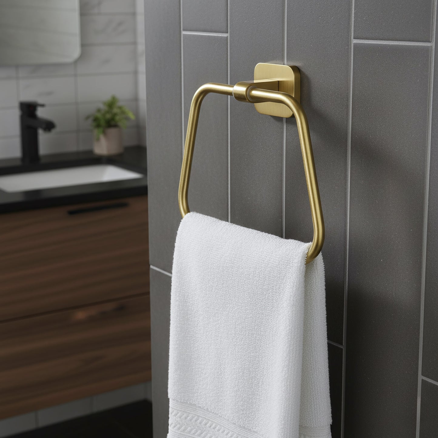 Handtuchhalter 5910 Nico Brush Gold 6