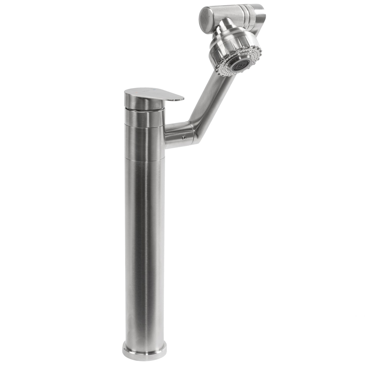 Waschbeckenarmatur Rea PACO Nickel Brush INOX High 1