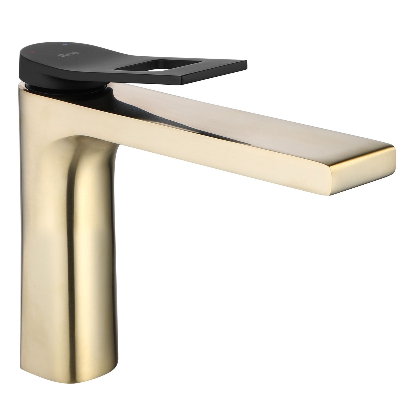 Waschbeckenarmatur REA Soul Gold mat black low 6