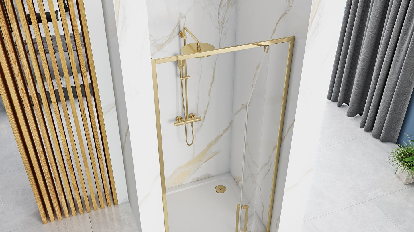 Duschtür REA Rapid Swing Gold 90 5