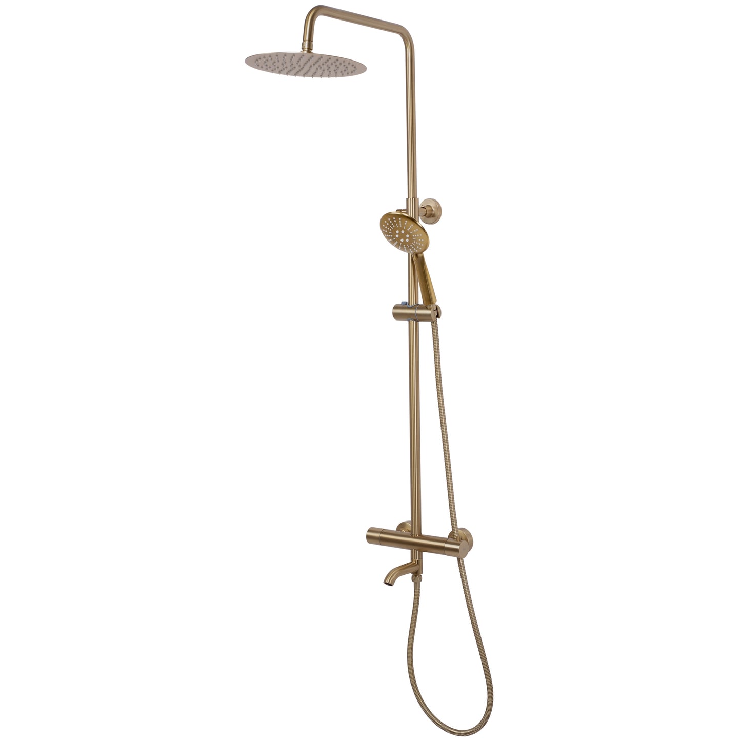 Duschgarnitur mit Thermostat REA Lungo Gold Brush 5