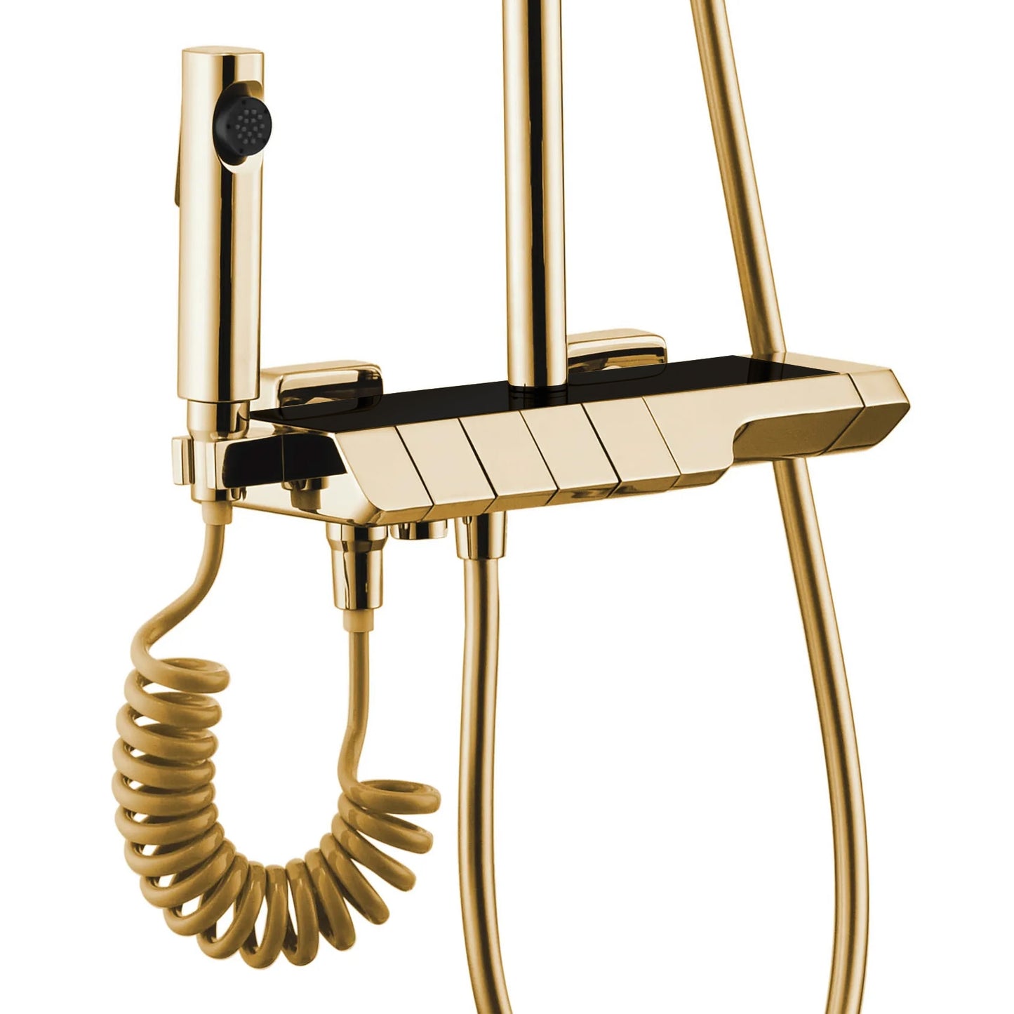 Duschgarnitur mit Thermostat REA ROB Gold 2