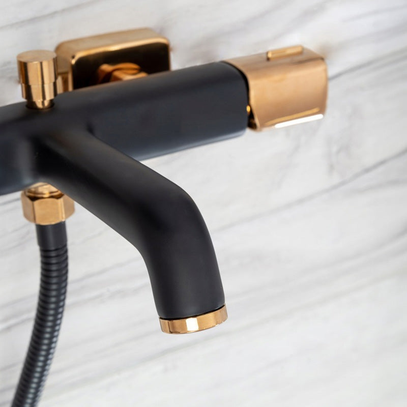 Wannenarmatur Rea Salto black gold 2