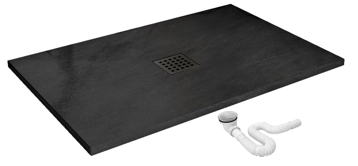 Stein Duschwanne Black Rock 80x120 2