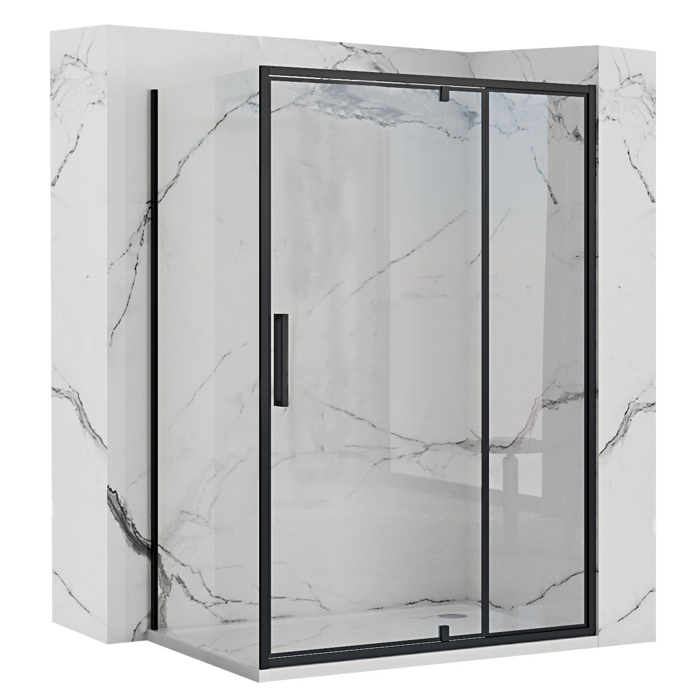 Eckdusche Rapid Swing 70 x 90 2