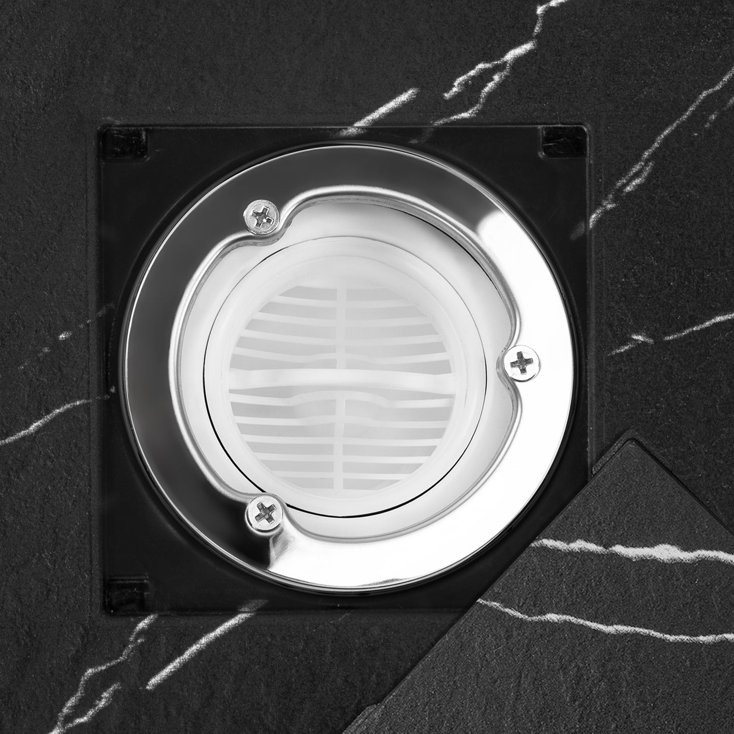Duschtasse Magnum CARRARA BLACK 90x90 2