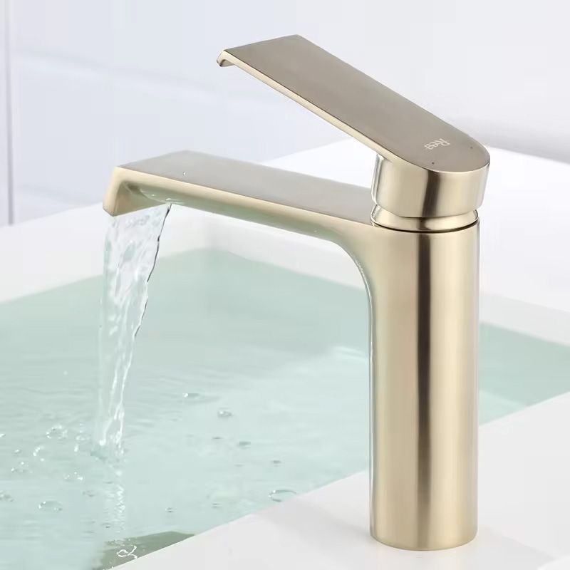 Waschbeckenarmatur REA Hass Gold Low 2