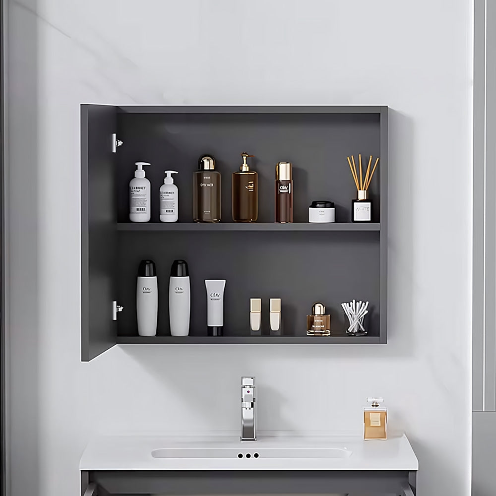 Badezimmermöbel-set Mit Waschbecken Astor 60cm Grey 4