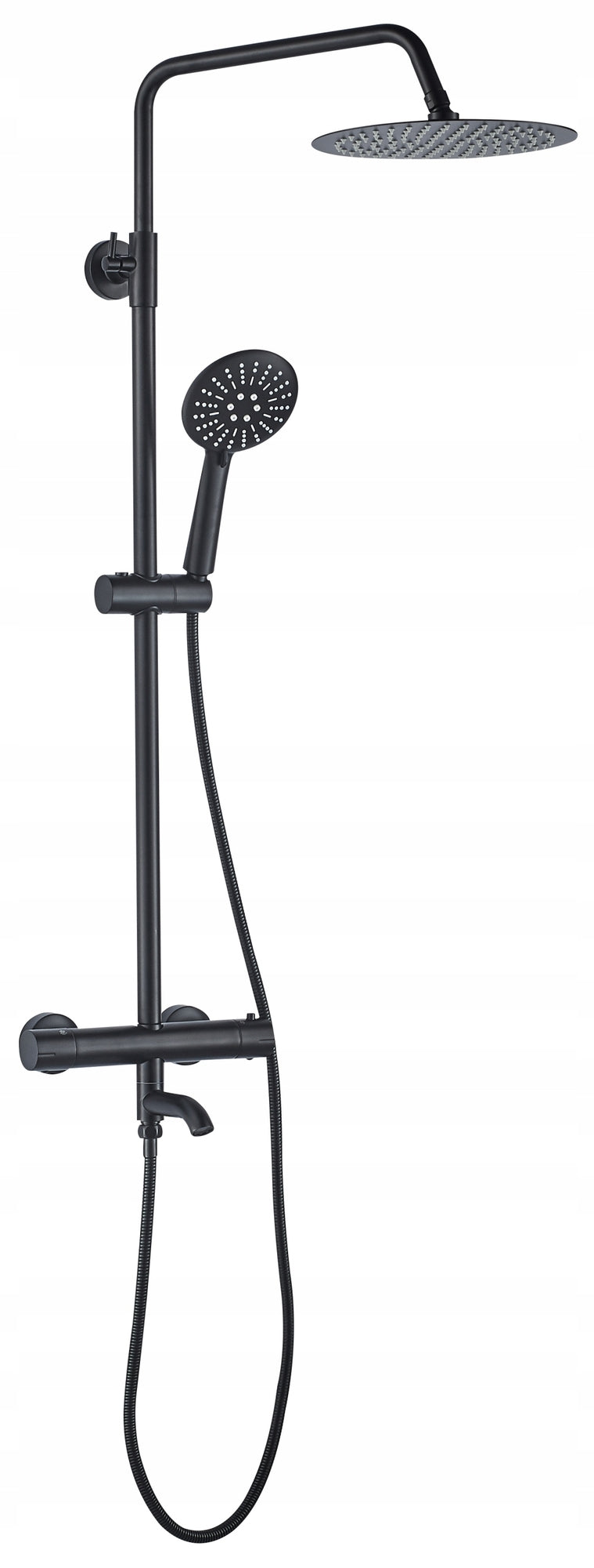 Thermostat Duschset Lungo Black 2
