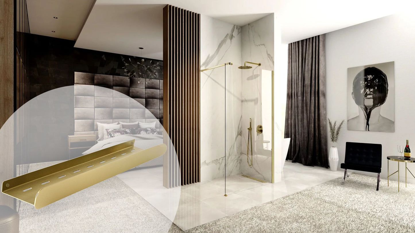 Badezimmerregal SF03 60cm gold brush 6