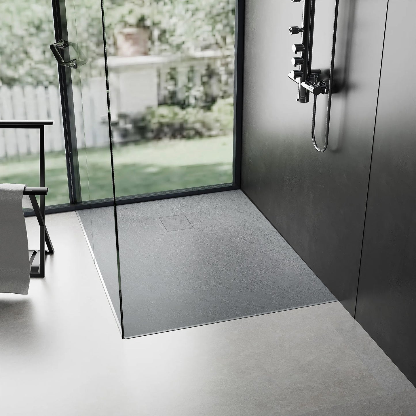 Duschtasse Magnum Grey 90x90 4