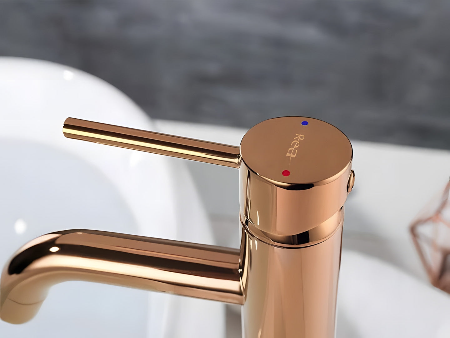 Waschbeckenarmatur Rea LUNGO Copper High 3