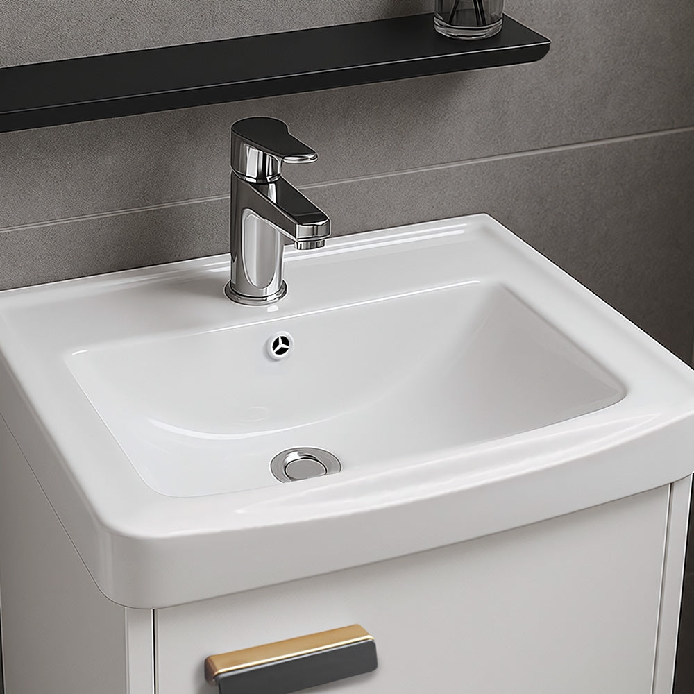 Badezimmermöbel-set Mit Waschbecken Molly 40cm White 3