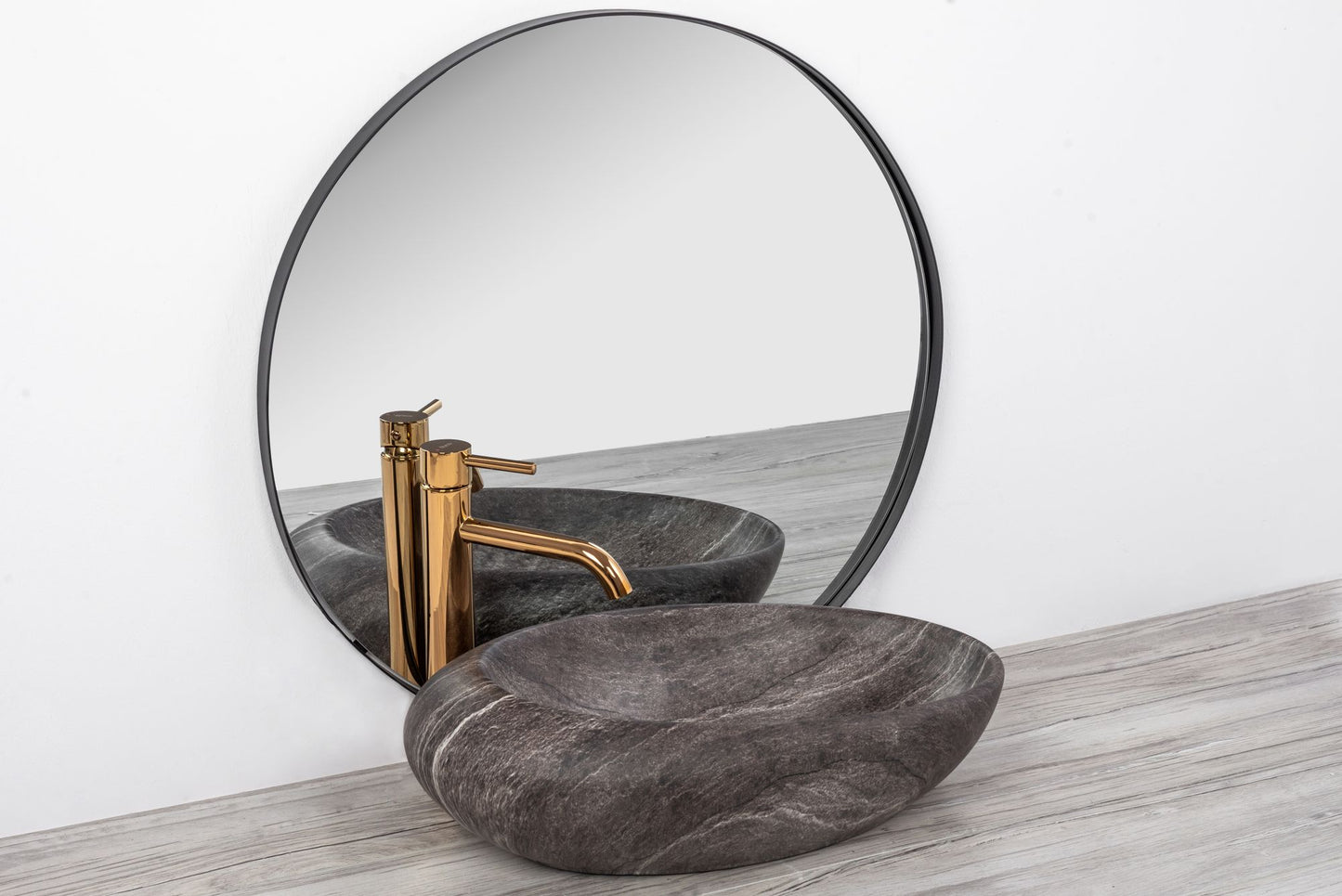 Aufsatzwaschbecken Rea Roxy A Stone D. Grey 2