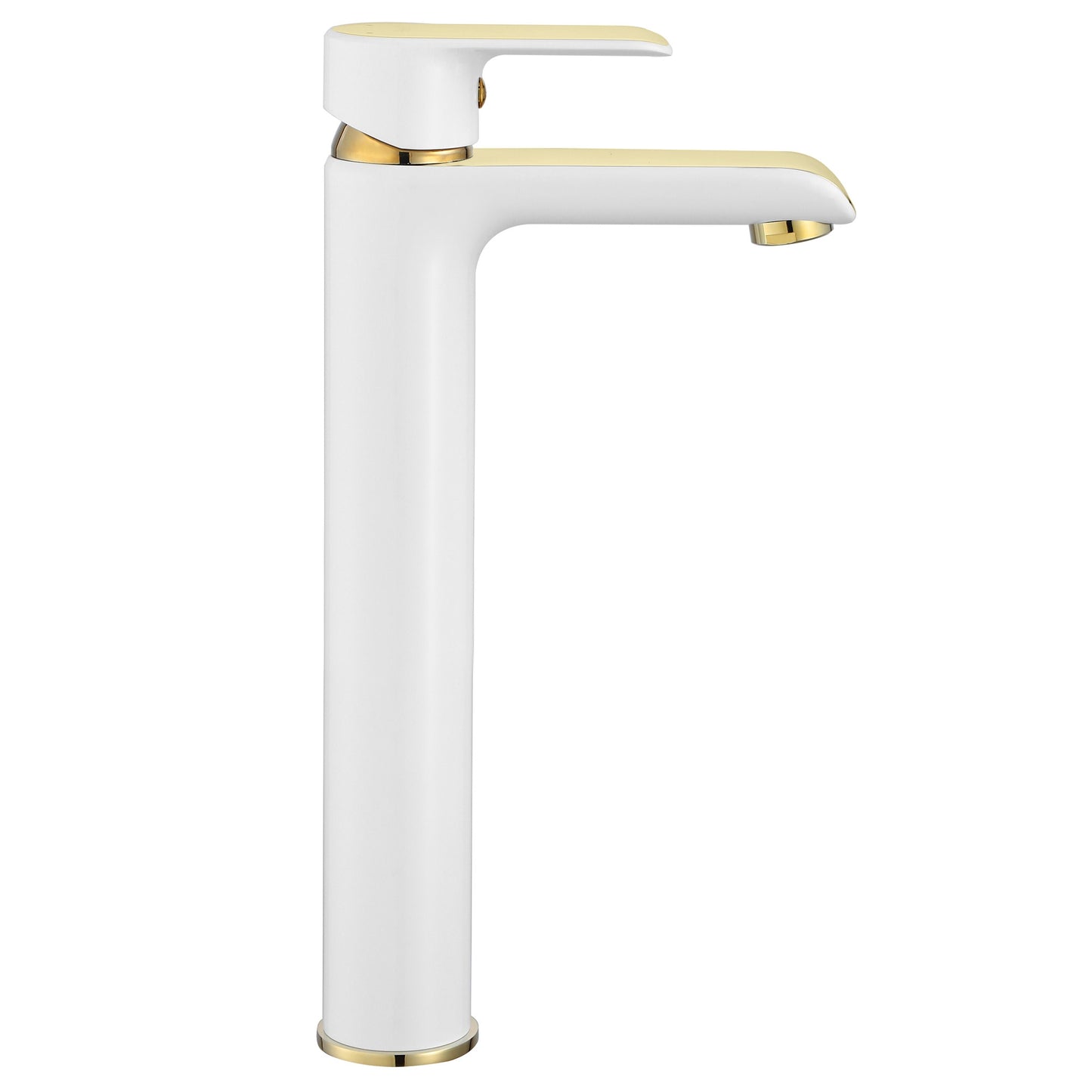 Waschbeckenarmatur REA Bloom White Gold high 2