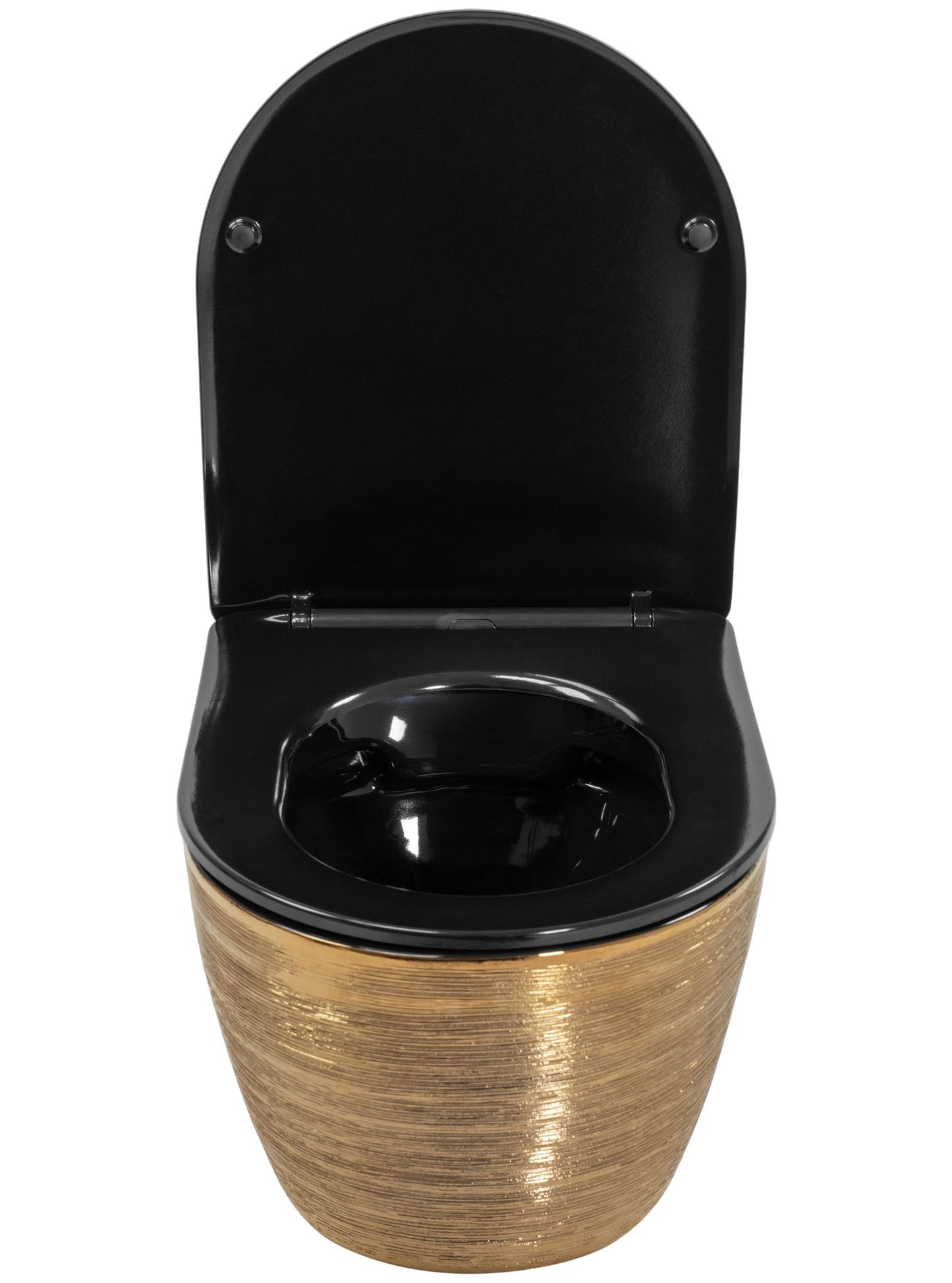 WC Schüssel Randlos Carlo Flat Brush Gold 4