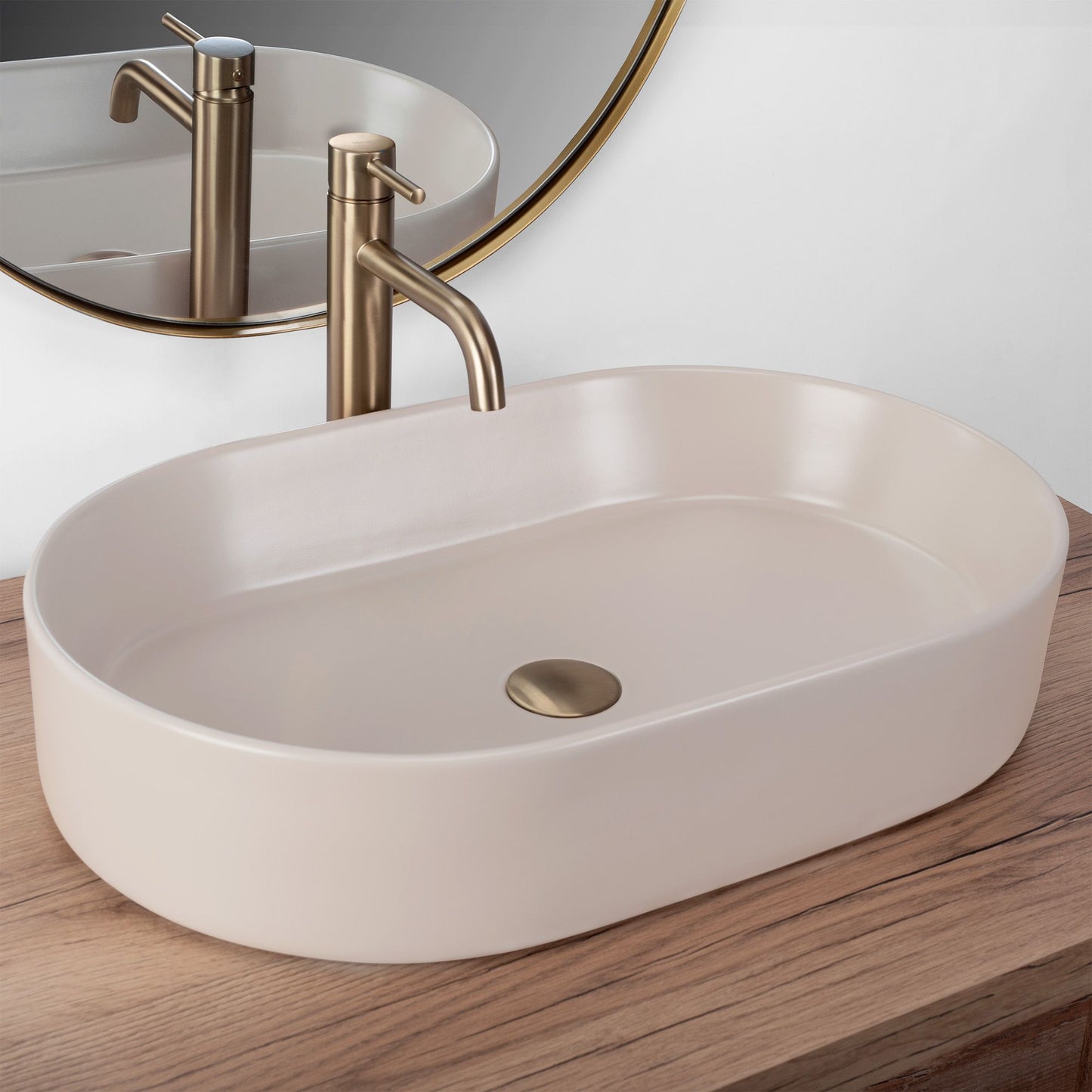 Aufsatzwaschbecken Rea NADIA 60 BEIGE MATT 2