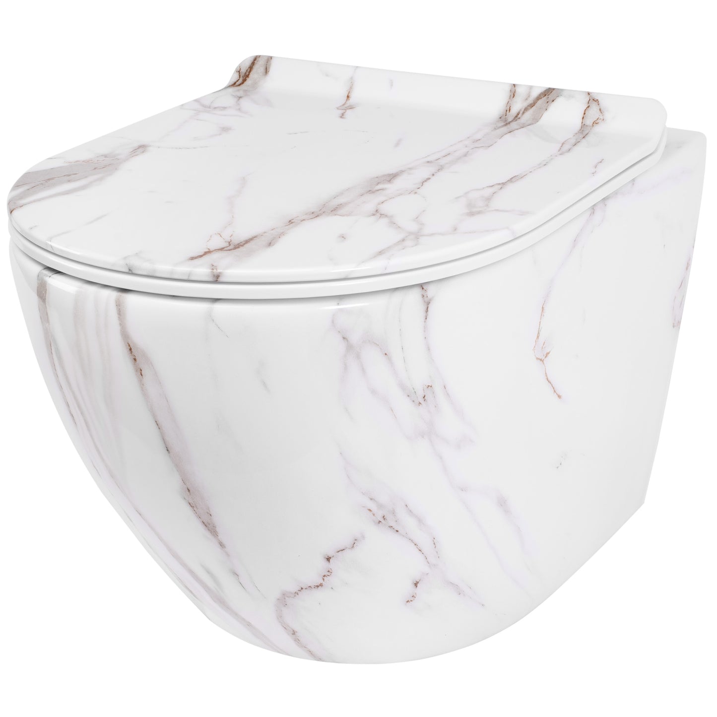 WC Schüssel Randlos Rea Carlos Slim Rimless Aiax Shiny 1