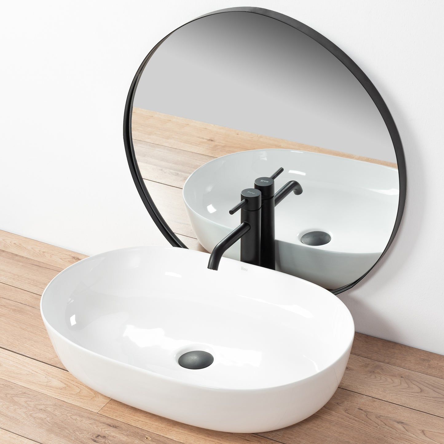 Aufsatzwaschbecken CLEO white – REA 5