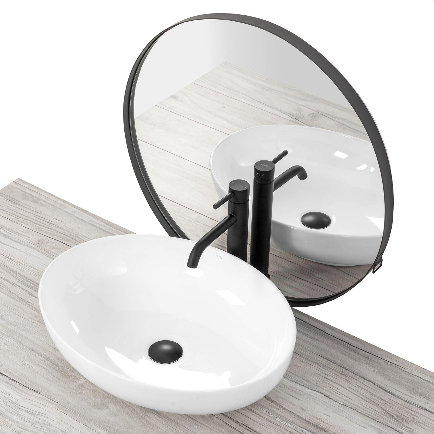 Aufsatzwaschbecken Rea Carola Slim 5