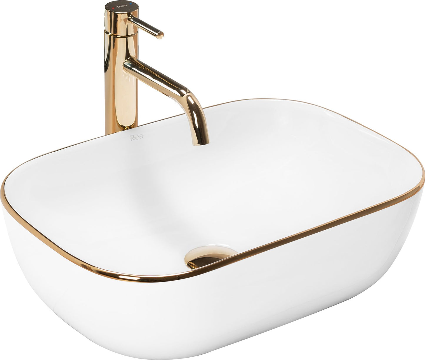 Aufsatzwaschbecken Rea Belinda Golden Edge 1