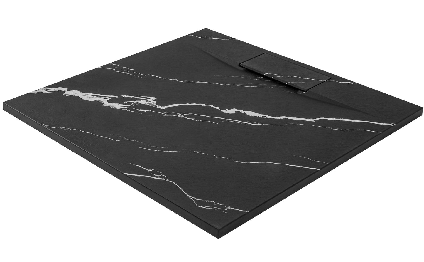 Duschtasse Bazalt CARRARA BLACK 90x90 6