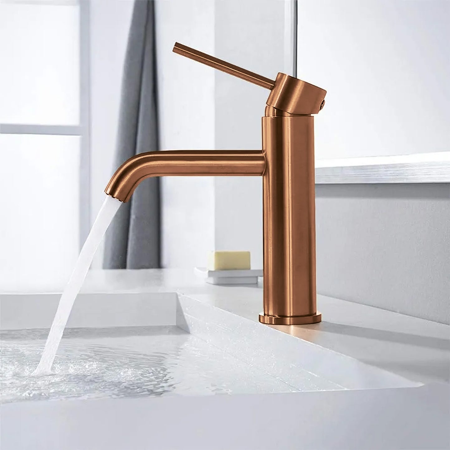 Waschbeckenarmatur Rea Lungo Copper Brush 4