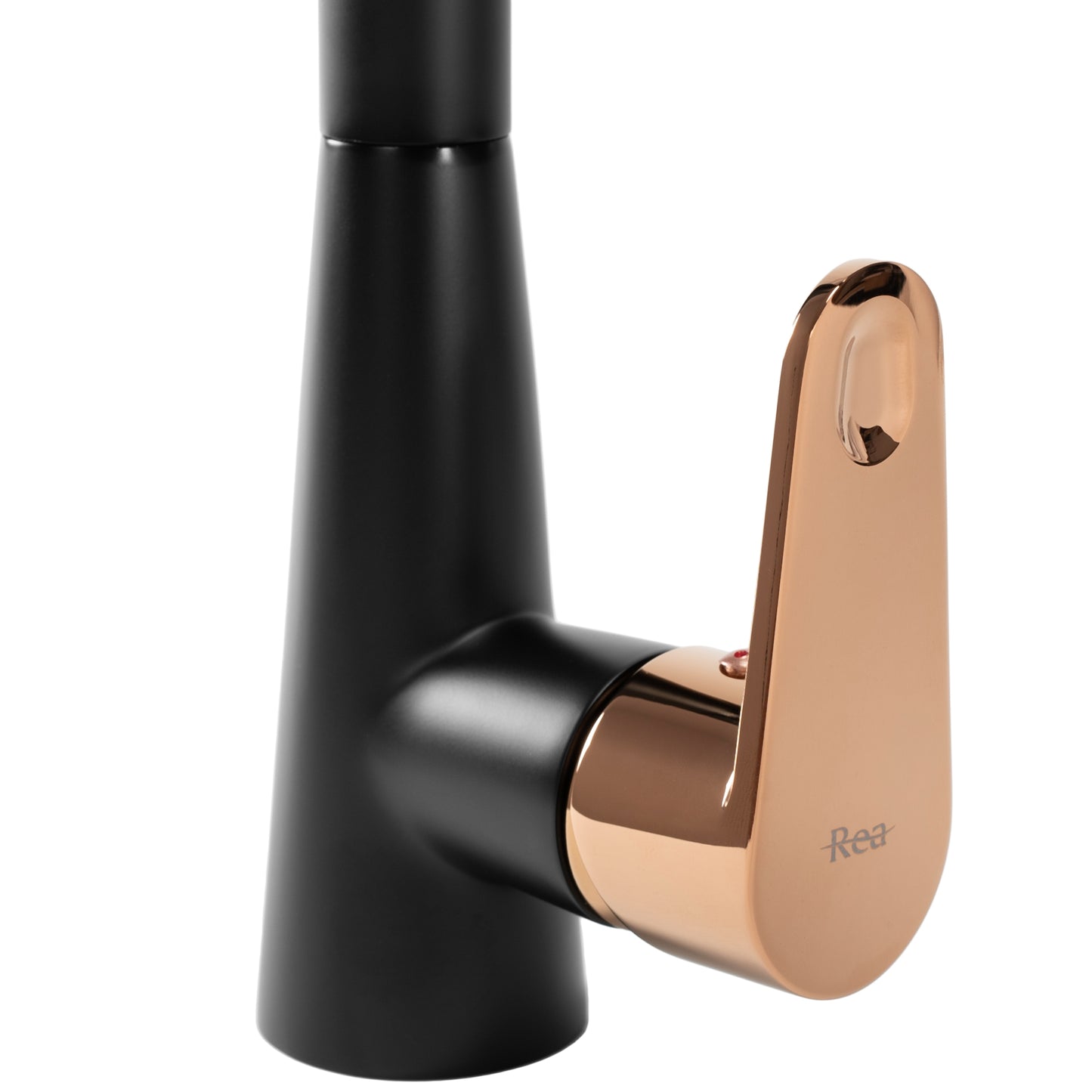 Küchearmatur Rea Mild black mat rose gold 6