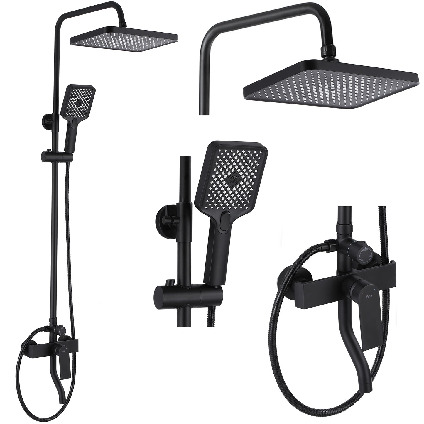 Duschset REA HASS Black 1