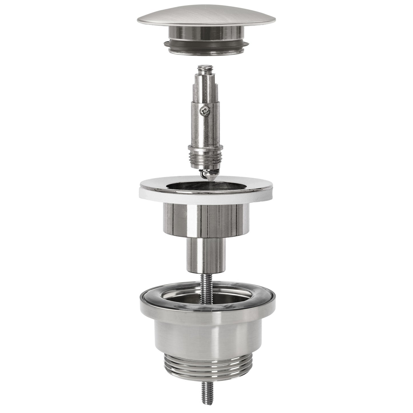 Siphon Klik-Klak Universal REA BRUSH NICKLE INOX 4