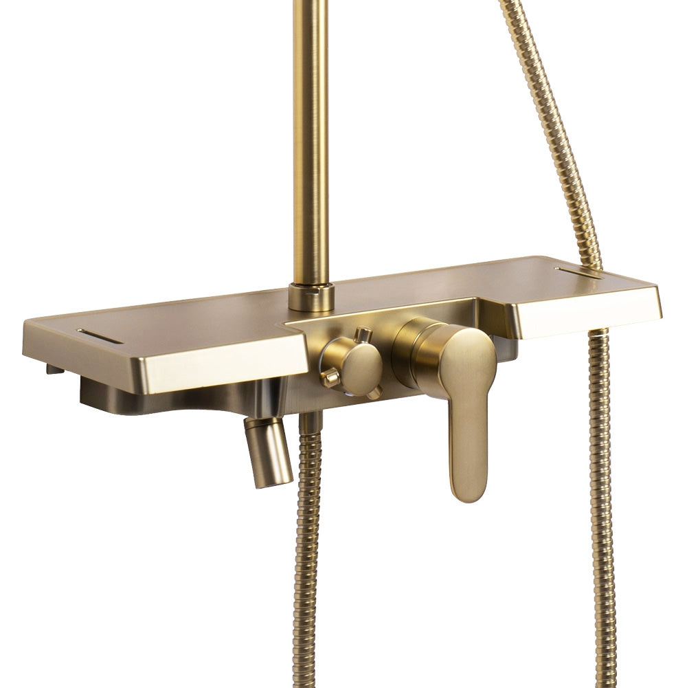 Duschgarnitur Rea Bravo Brush Gold 2