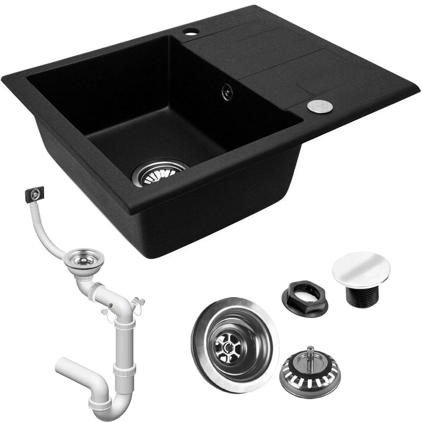 Spülbecken Rea NORTH black metalic 3