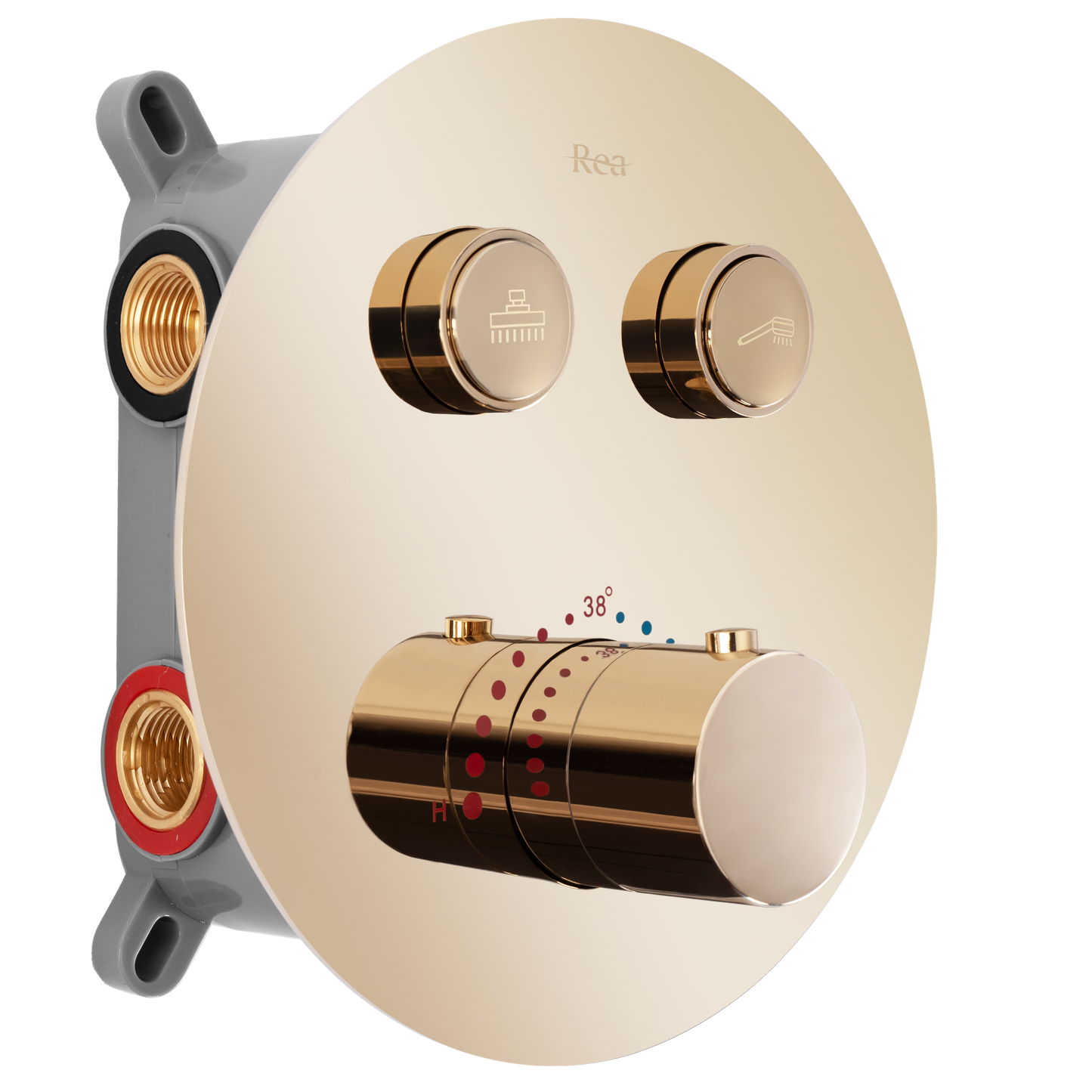 Unterputz Duschgarnitur Rea LUNGO GOLD BOX 2