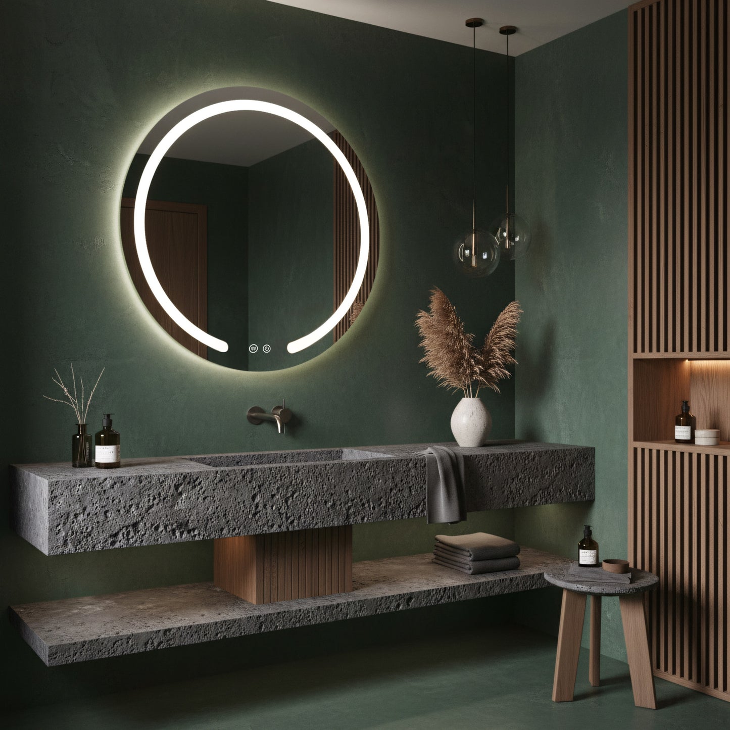 Spiegel LED 90cm Modern 10