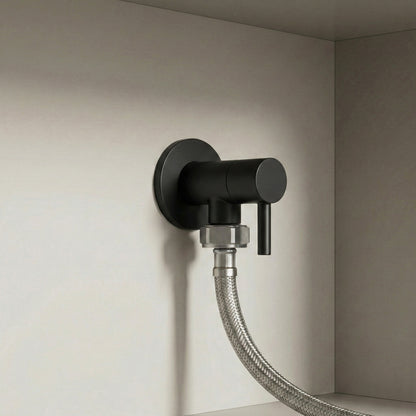 Eckventil 1/2" x 3/4" Black  5