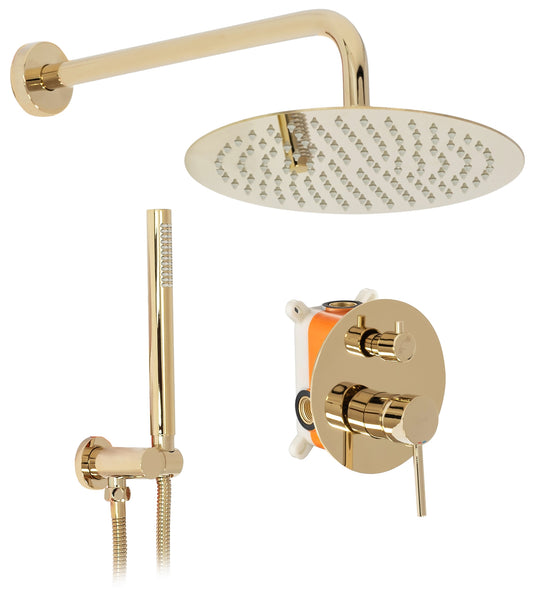 Unterputz Duschset Rea Lungo L. Gold +BOX  1