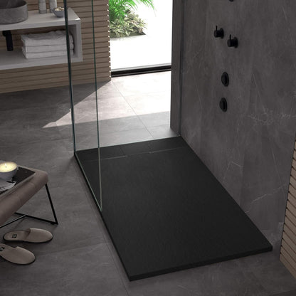 Duschtasse Bazalt Black 80x120  4